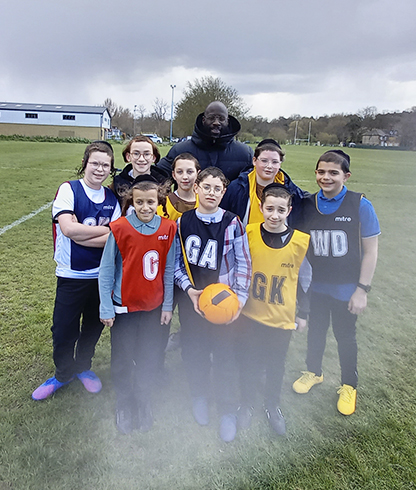 group of boys and teacher